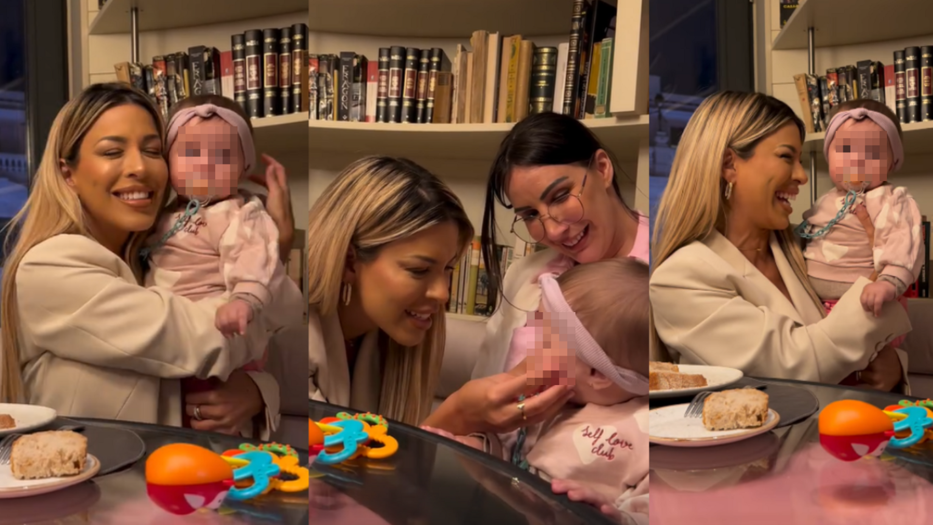 Oriana Marzoli comparte un tierno momento con Victoria, la hija de Fani Carbajo