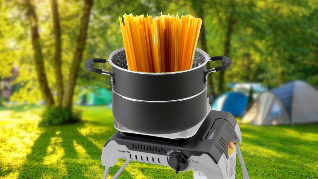 Ríete de los apagones con este hornillo portátil de gas que Amazon tiene un 33% más barato