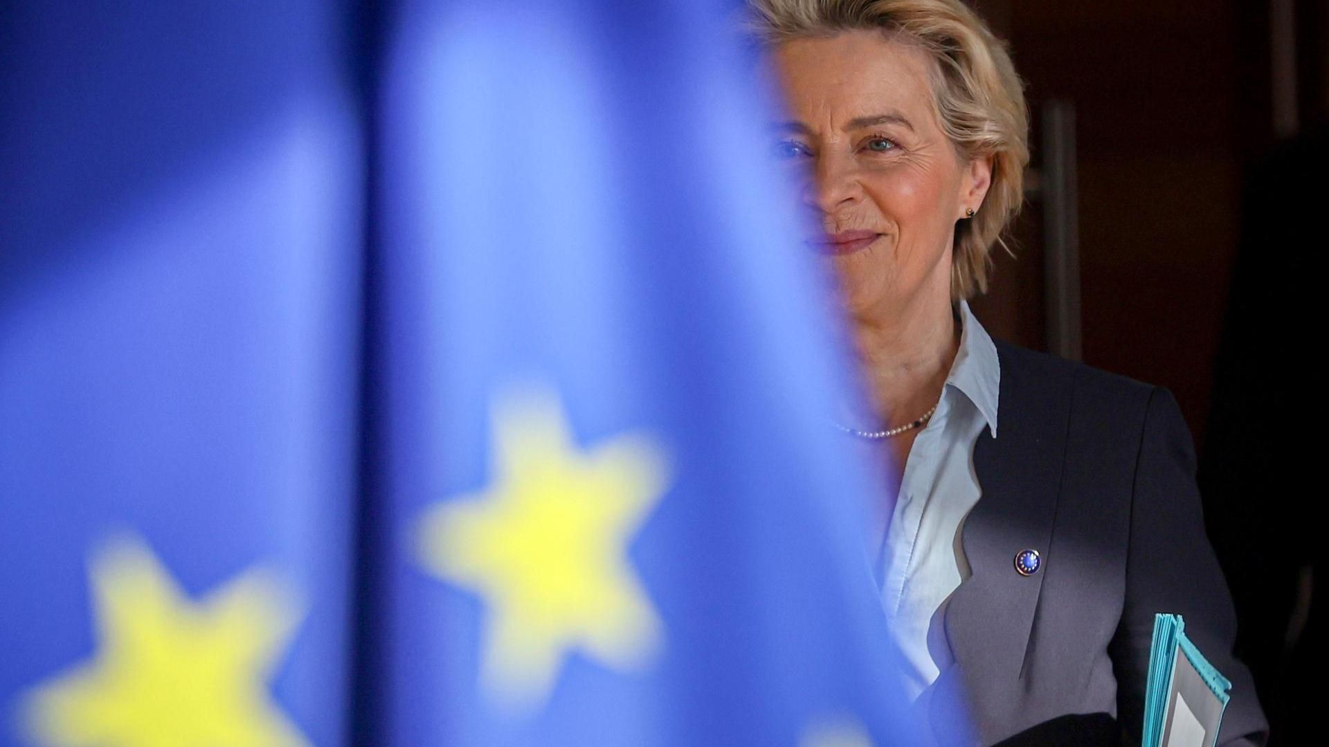 Von der Leyen durante la Comisión Europea