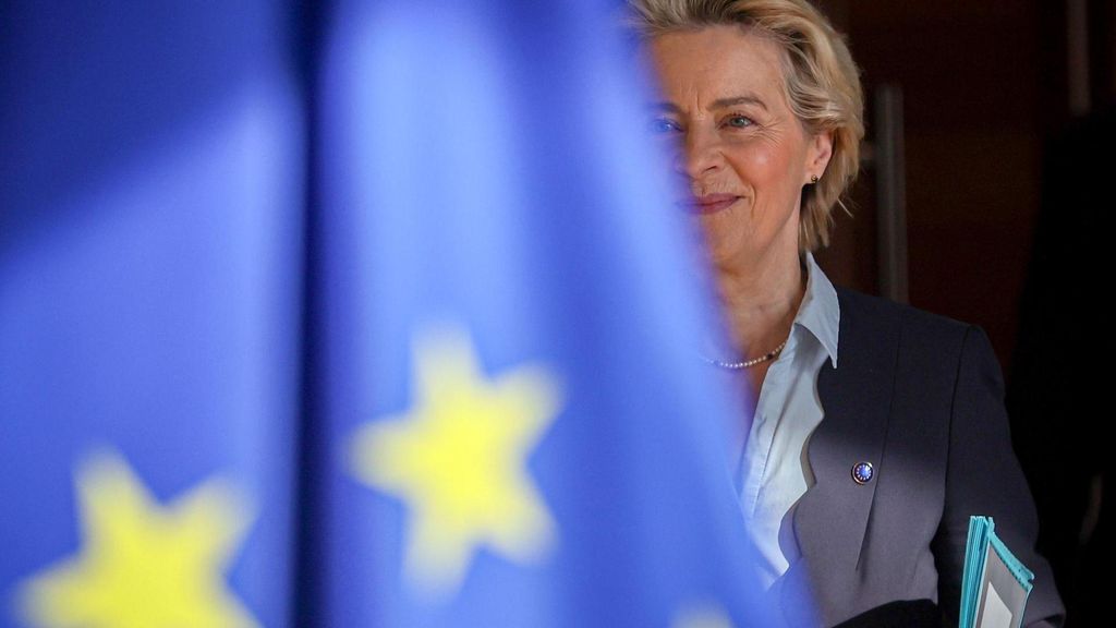 Von der Leyen durante la Comisión Europea