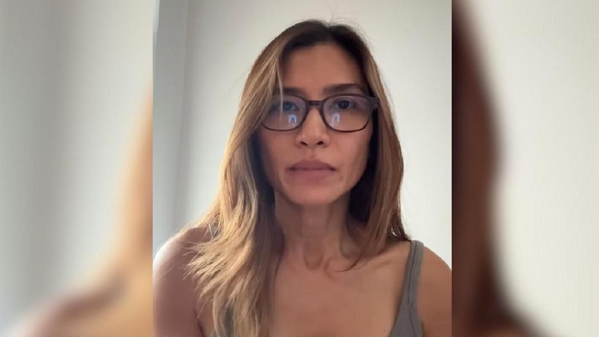 Yuyee, la exmujer de Frank Cuesta, en el vídeo difundido este jueves
