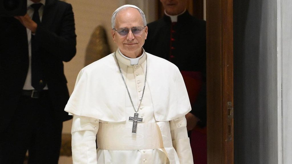 El papa León XIV, en una audiencia con miembros de los medios de comunicación en el Aula Pablo VI