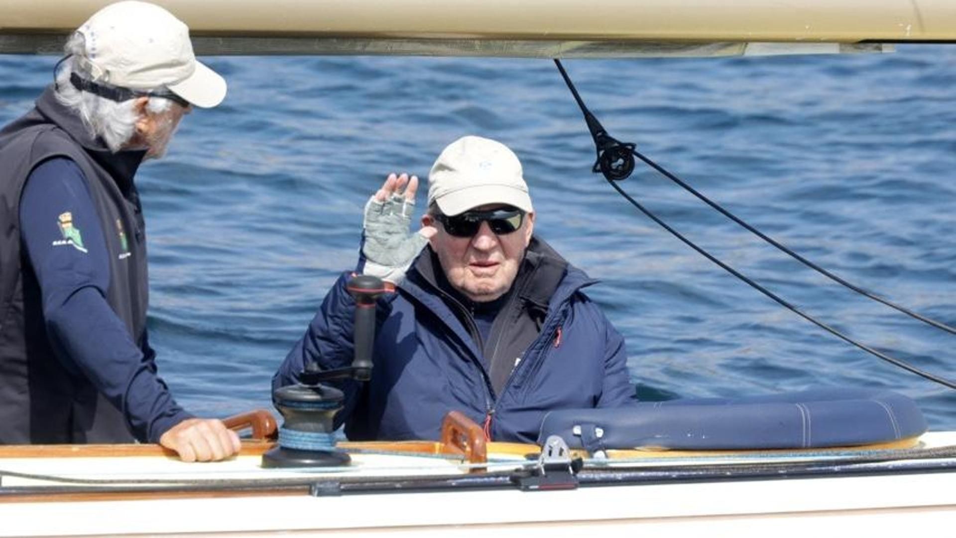 El rey Juan Carlos I en Sanxenxo
