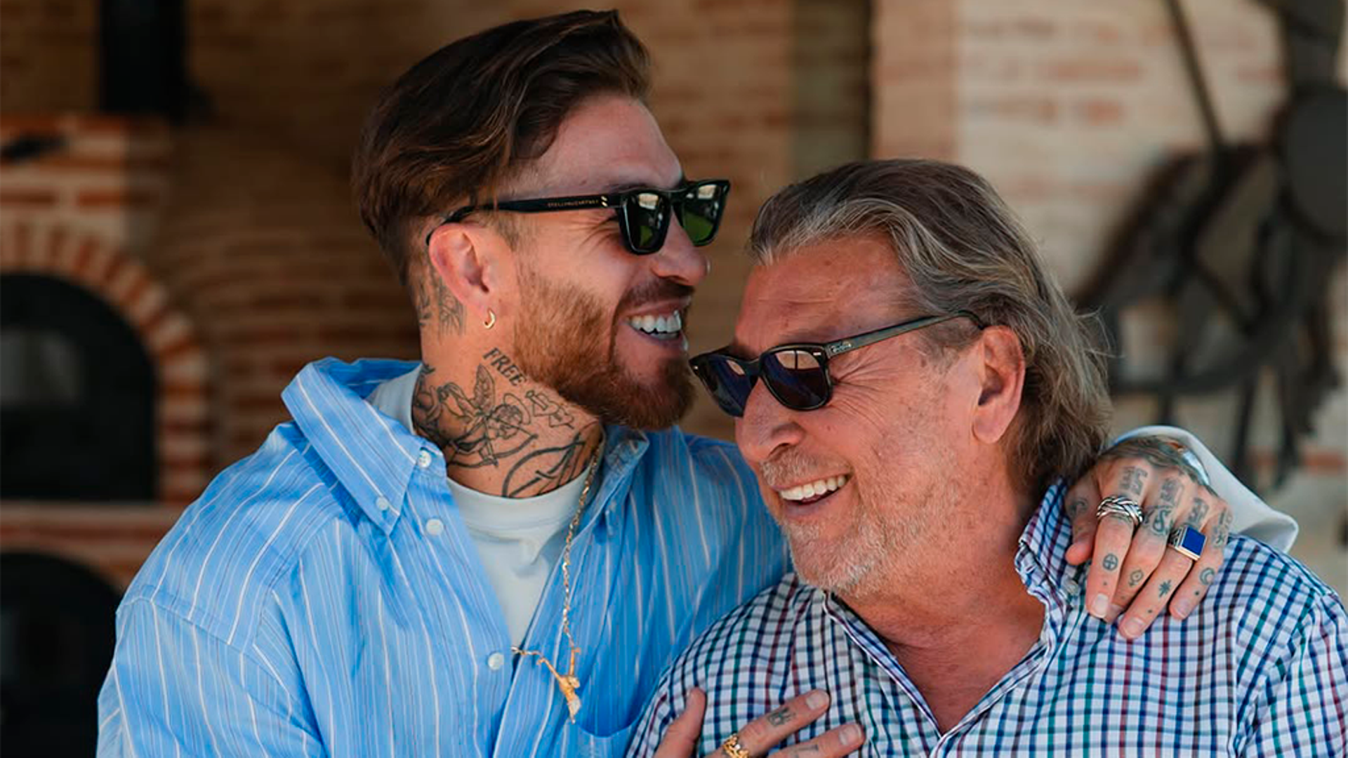 Sergio Ramos se reencuentra con su padre Sergio Ramos se reencuentra con su padre