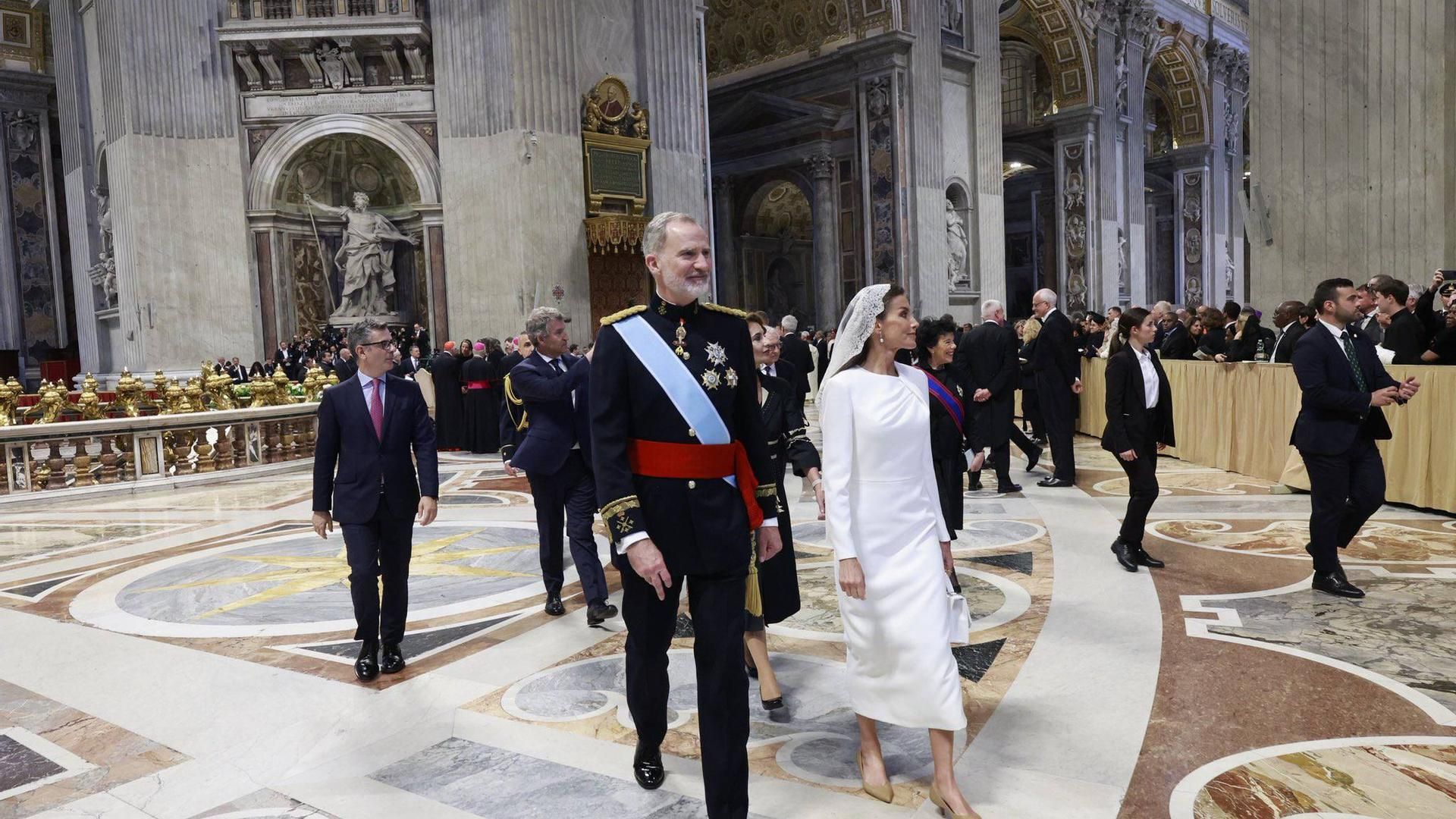 El rey Felipe VI y la reina Letizia