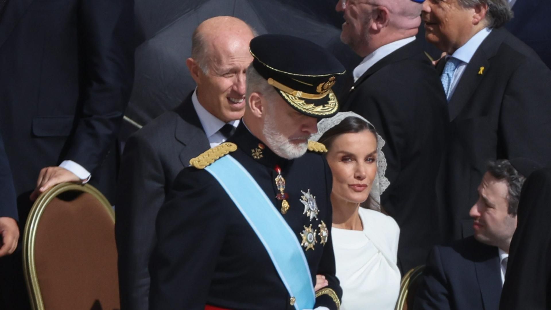 Los reyes en la misa de inicio del pontificado de León XIV