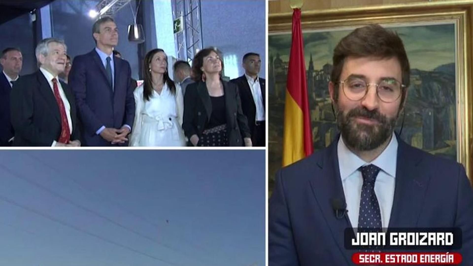 El secretario de Estado de Energía, Joan Groizard, desmiente haber sido alertados del apagón: "No se recibió ninguna advertencia"