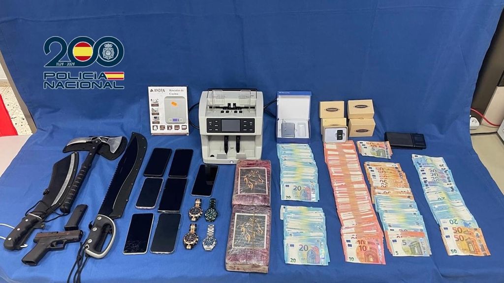 40 detenidos y 13 kilos cocaína intervenidos en una operación contra el narcotráfico en Valencia y Madrid