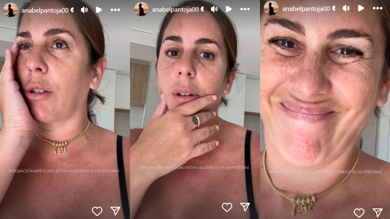 Anabel Pantoja estallando en stories