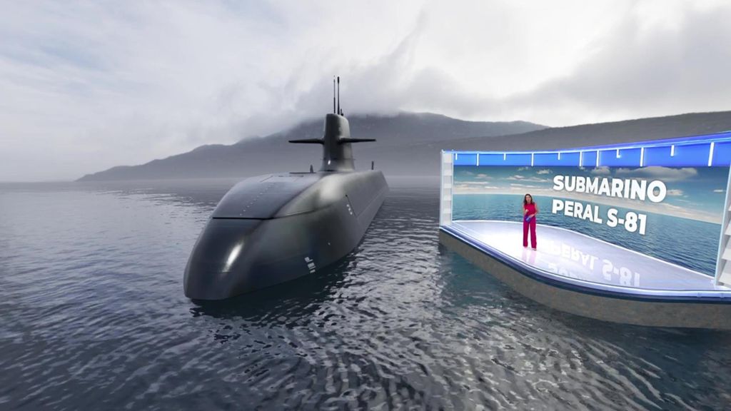 El Rey prueba el nuevo submarino español S-21 'Isaac Peral'