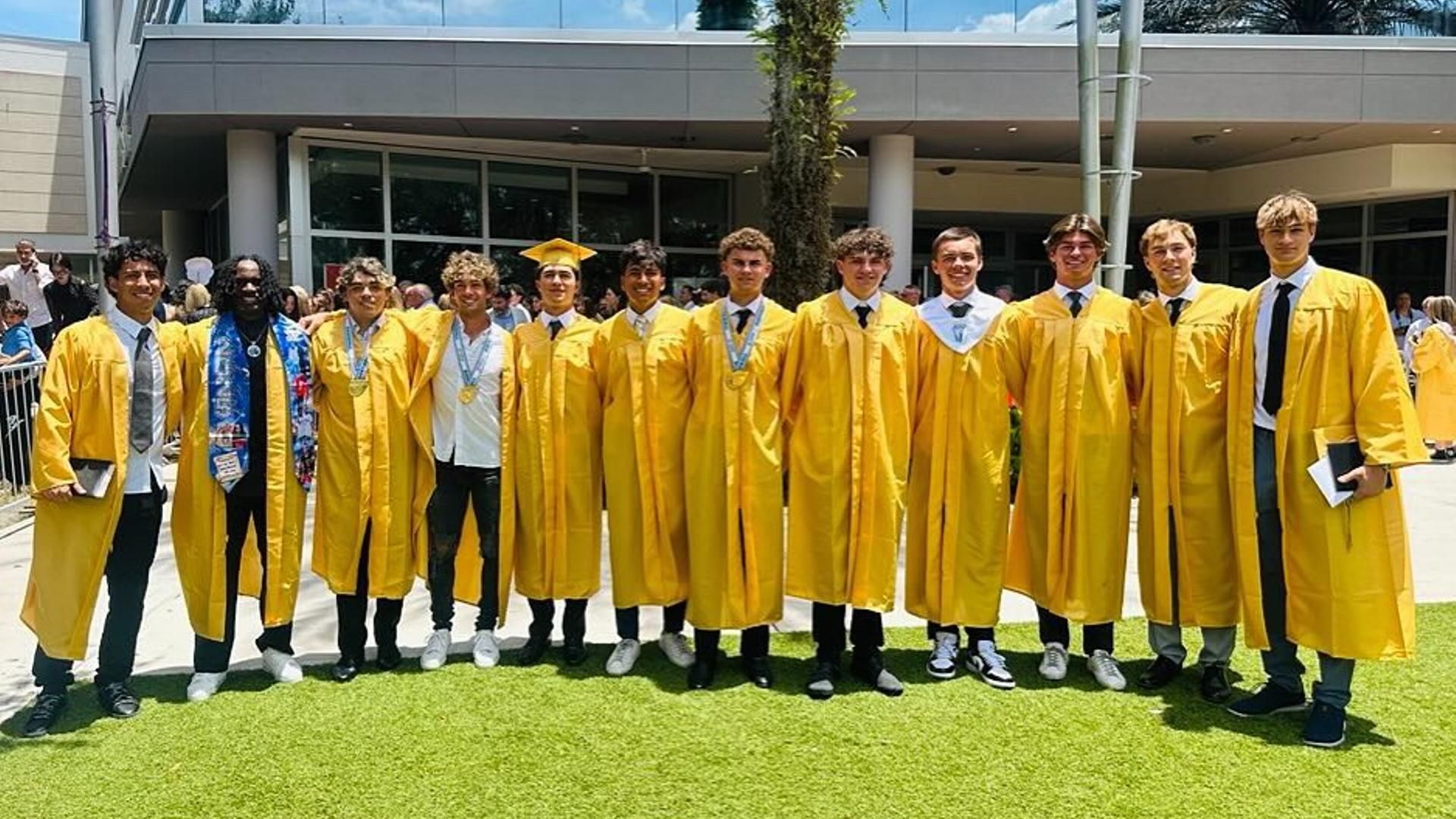 Graduación de Christopher Alexander Levy, hijo de William Levy