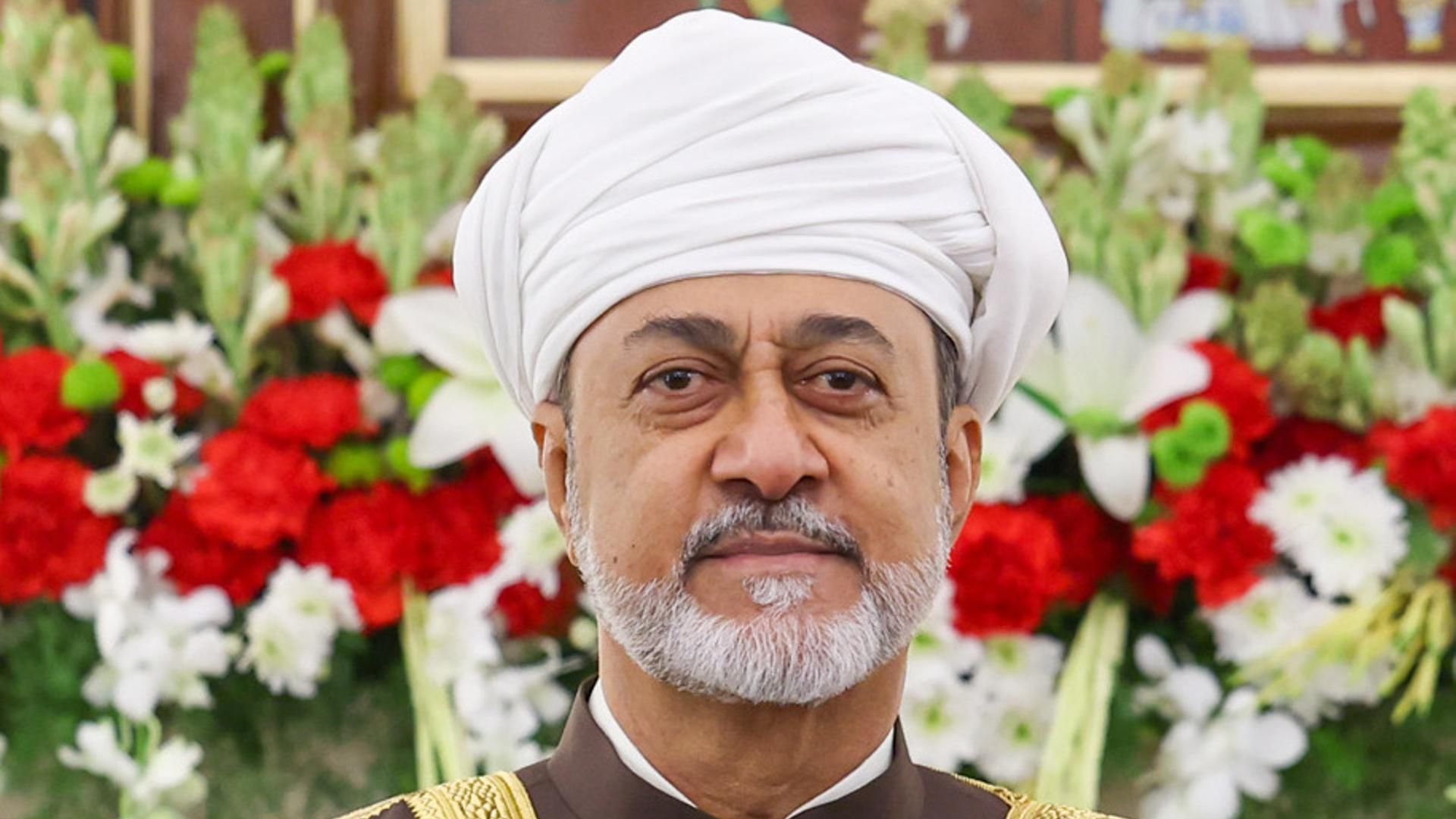 Haitham de Omán, en Nueva Delhi en diciembre de 2023 Haitham de Omán, en Nueva Delhi en diciembre de 2023