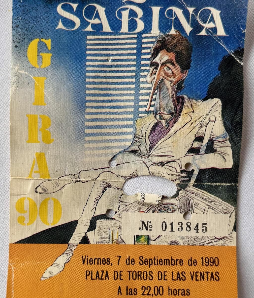 Joaquin Sabina entrada 1990