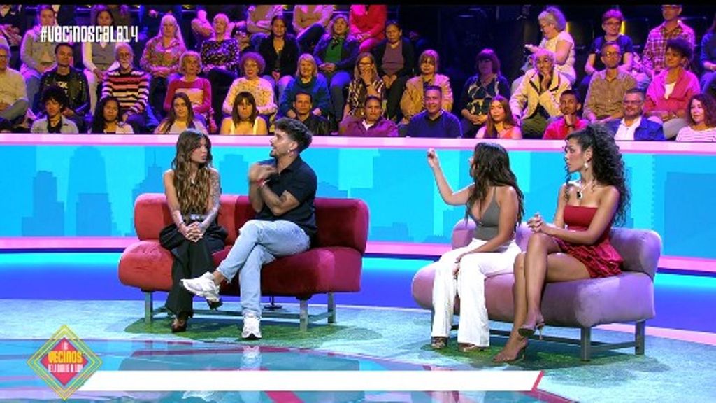 Manuel y Lucía Sánchez mantienen un tenso enfrentamiento en el plató de 'Los vecinos de la casa de al lado': "Eres un falso"