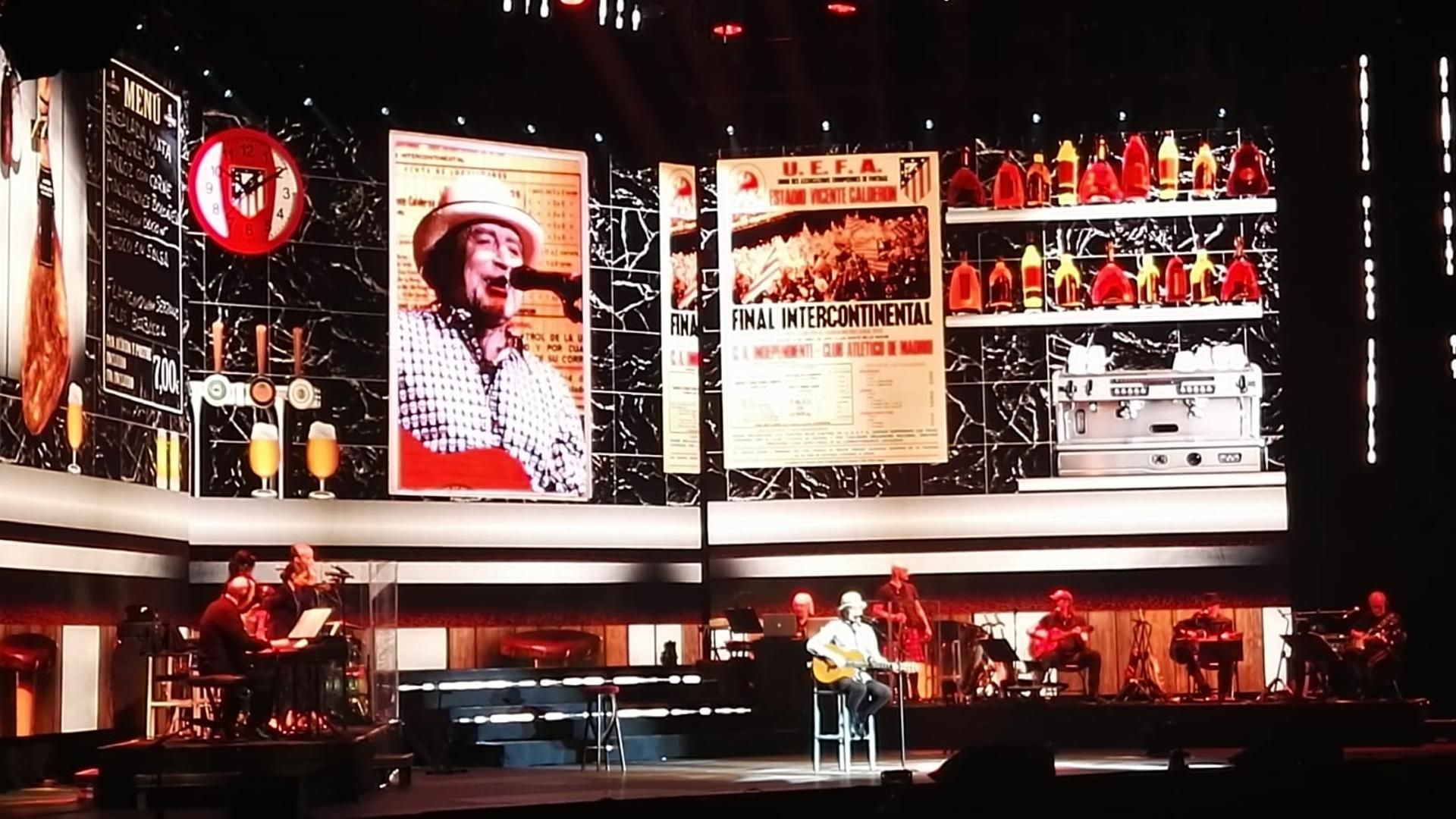 Un momento de un concierto de Sabina en el que estuvo Alberto