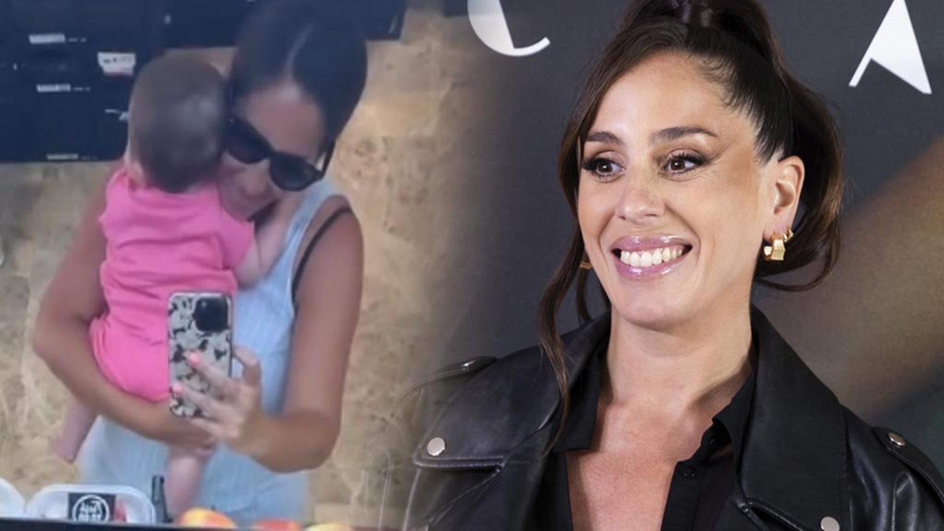 Anabel Pantoja y su hija Alma