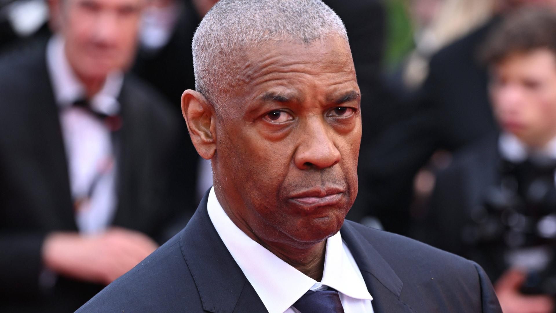 El actor Denzel Washington en la alfombra roja del Festival de Cannes