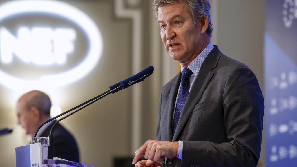 El presidente del PP, Alberto Núñez Feijóo.