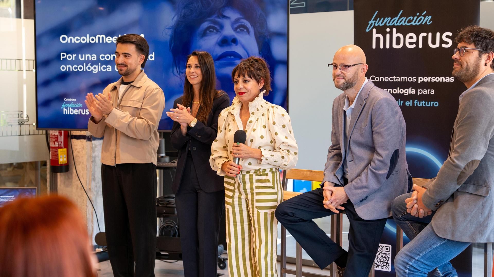 La actriz Cristina Medina lanza la aplicación OncoloMeeting