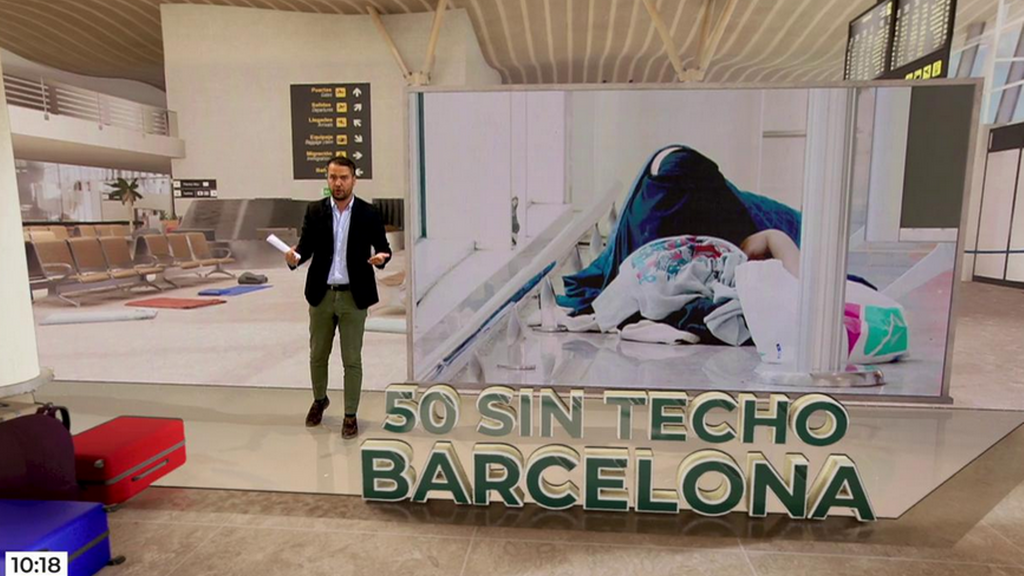 Los sintecho, un problema presente en los aeropuertos españoles: ¿Quién debe asumir la responsabilidad?