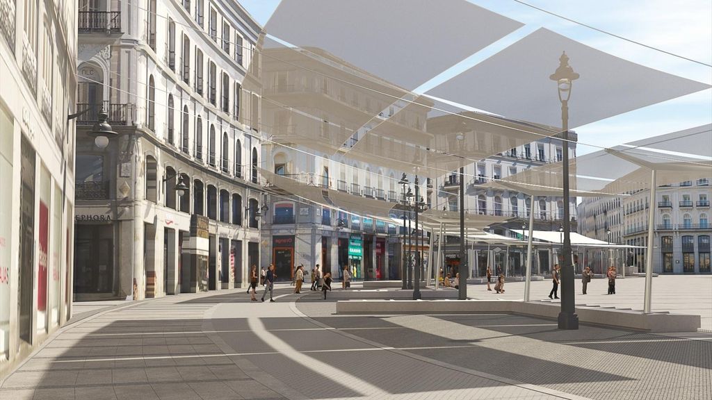 Proyecto de los toldos en la Puerta del Sol