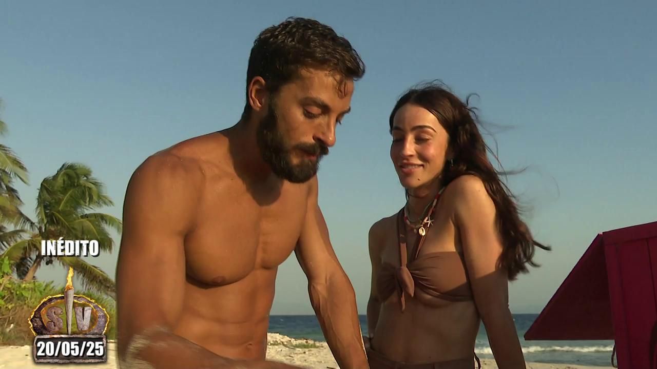 Borja y Ana, en su reencuento en 'Supervivientes'