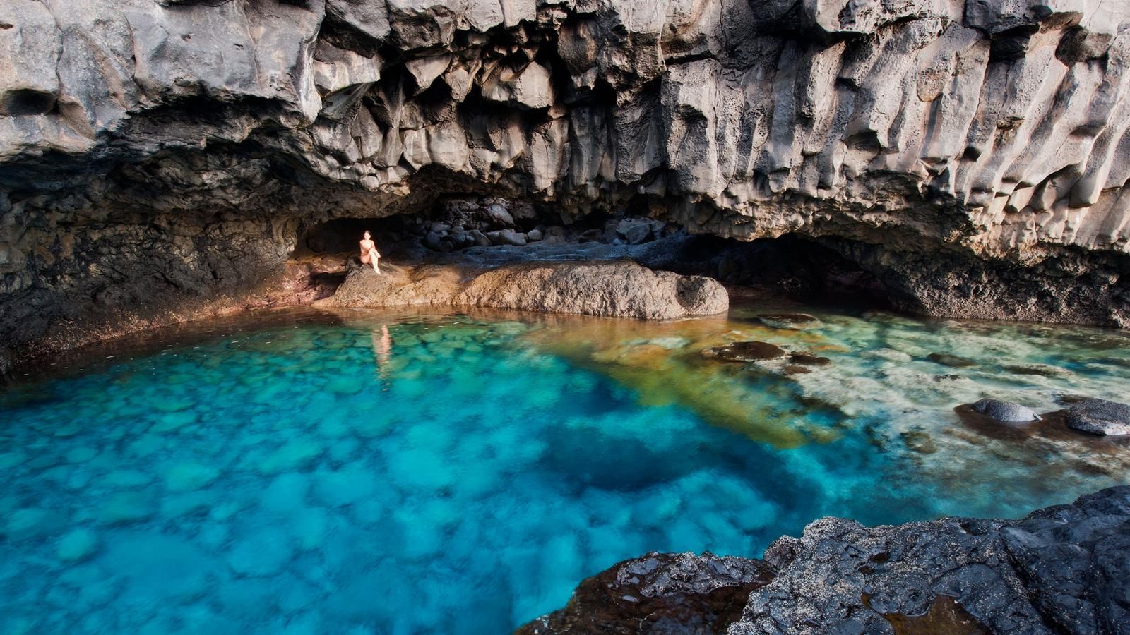 Charco azul