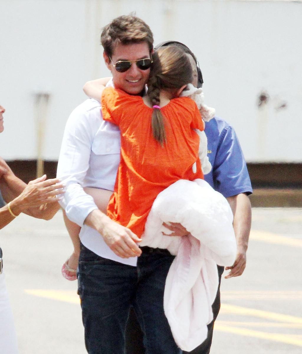 Tom Cruise y su hija Suri.