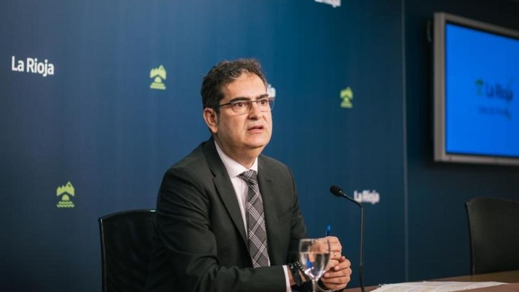 David Mena era director general de Tributos del Gobierno de La Rioja