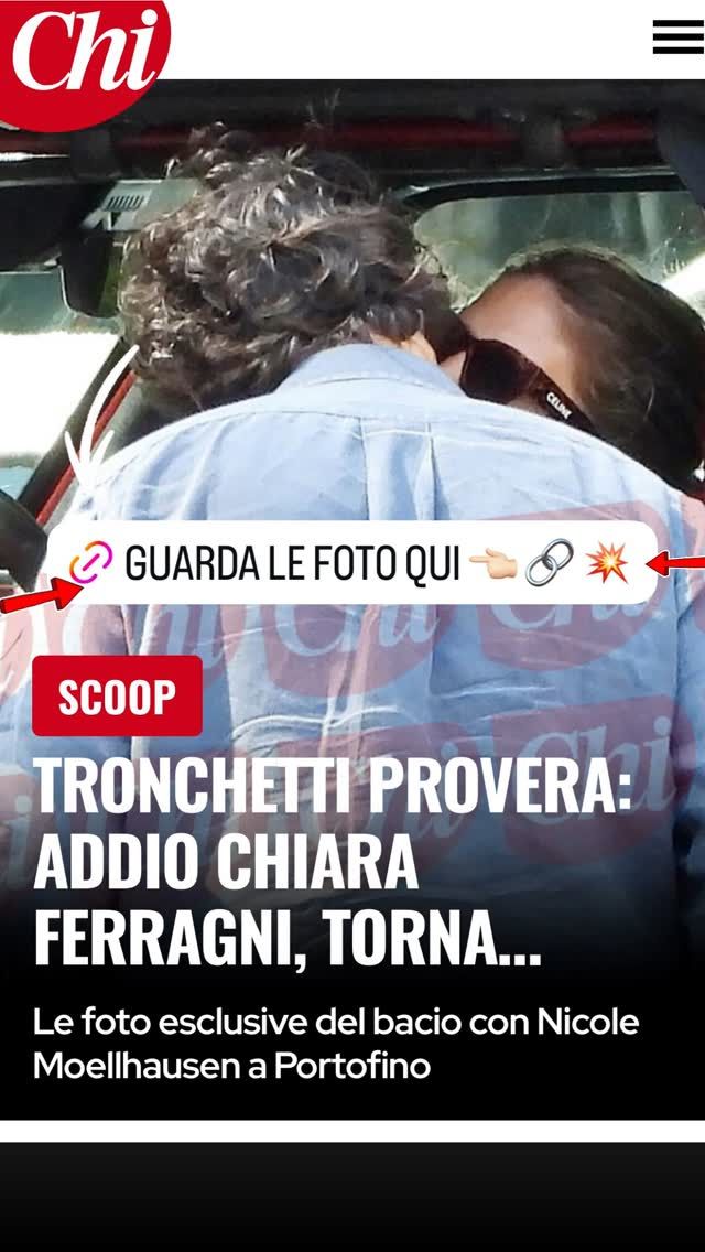 El beso entre Giovanni Tronchetti y Nicole Moellhausen