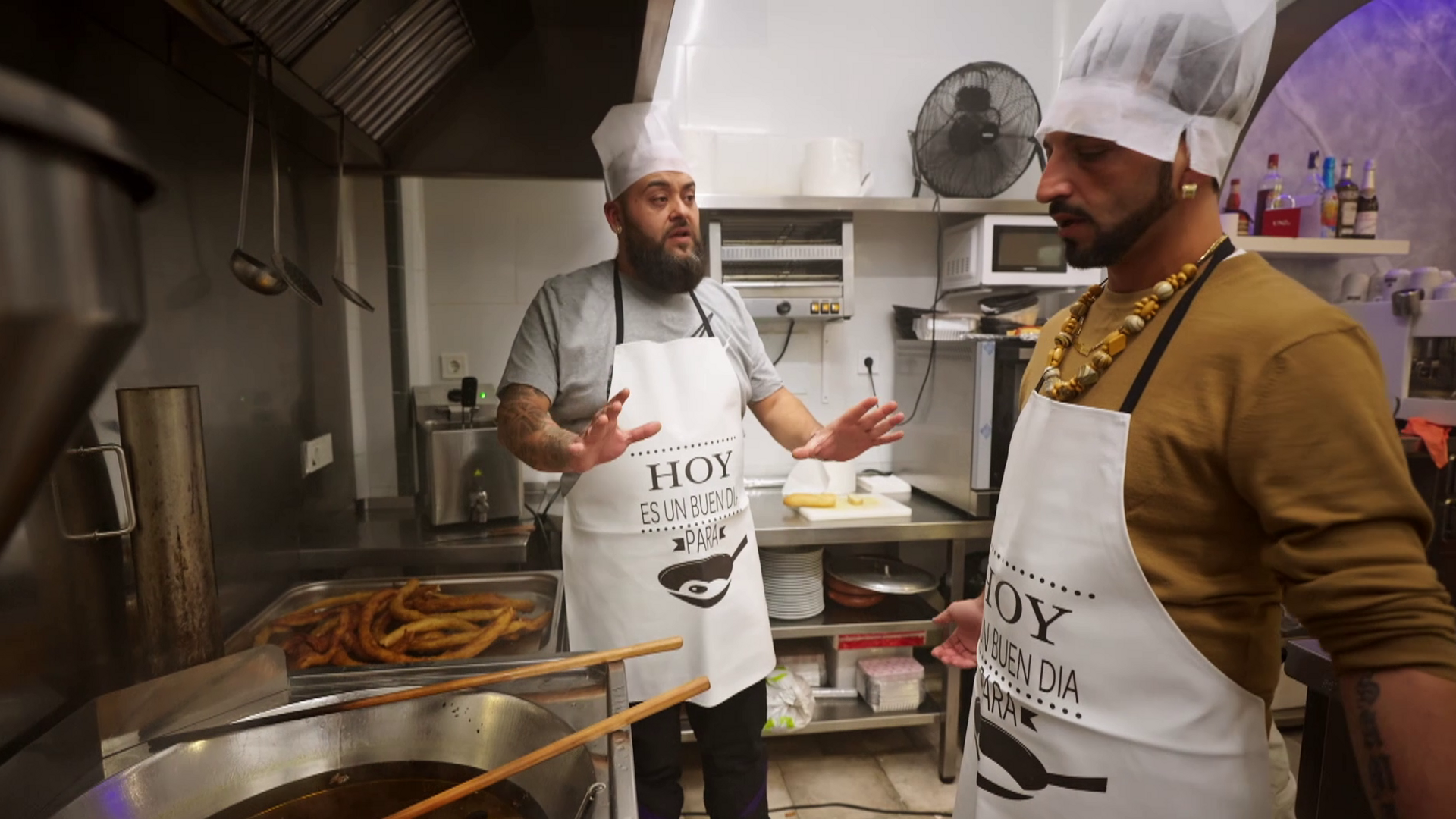 El Gordo se harta de Fali Fernández Navarro y le echa del trabajo: "¡Vete de mi cocina!"