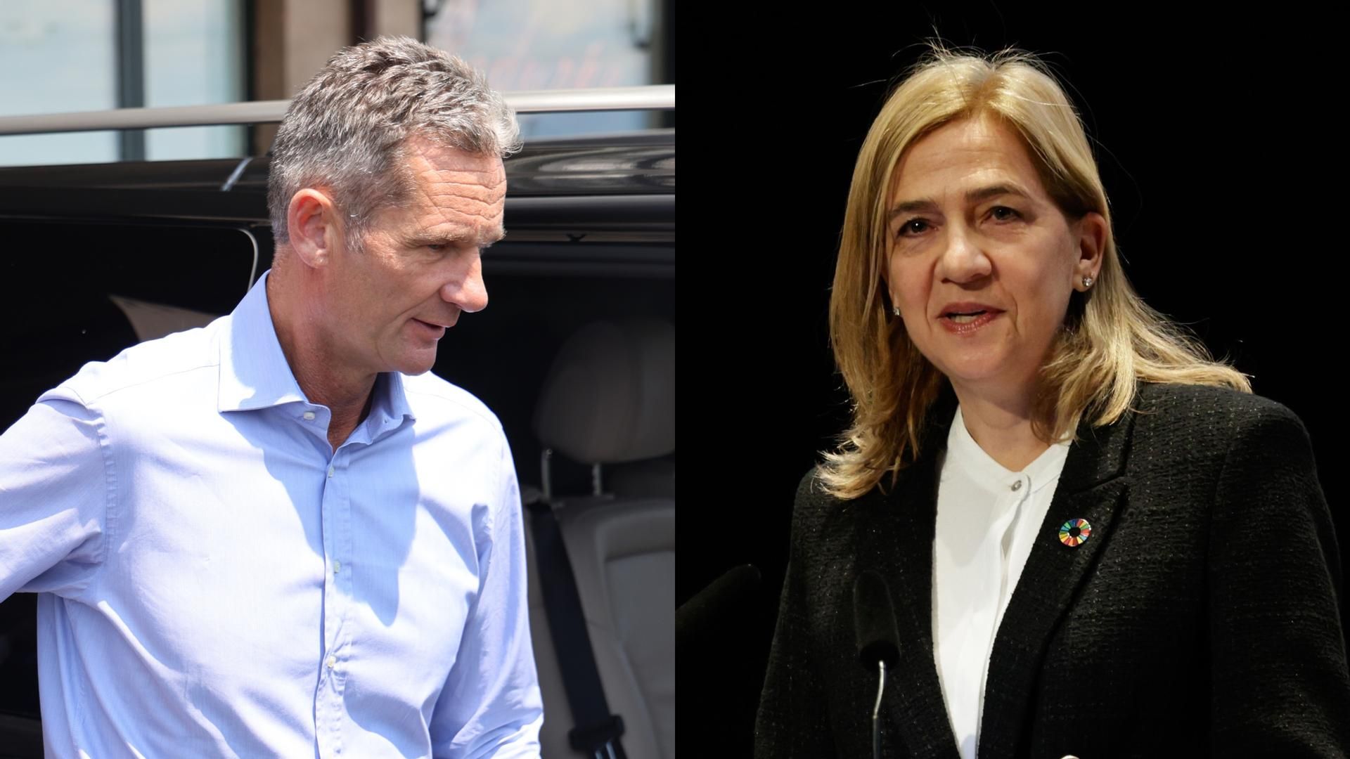 Iñaki Urdangarin y la infanta Cristina, en un montaje de fotos Iñaki Urdangarin y la infanta Cristina, en un montaje de fotos