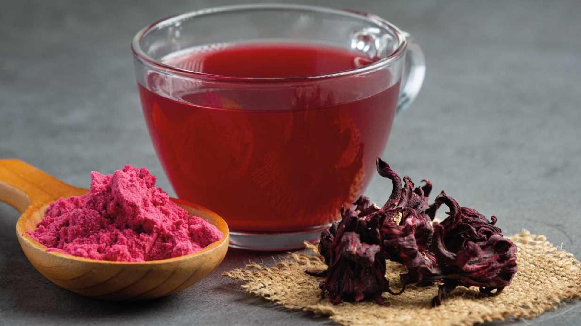 Infusión de flor de hibisco