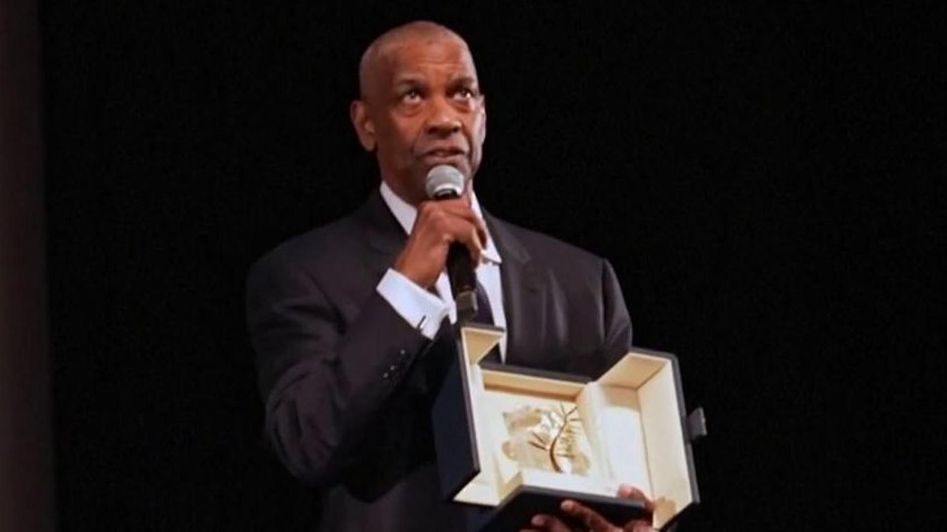 La emoción de Denzel Washington al recibir la Palma de Oro de honor: "Me siento bendecido"