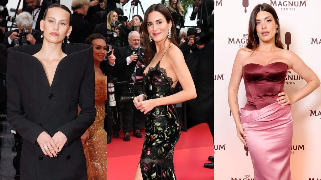Milena Smit, Gala González y Dulceida, en un montaje de fotos