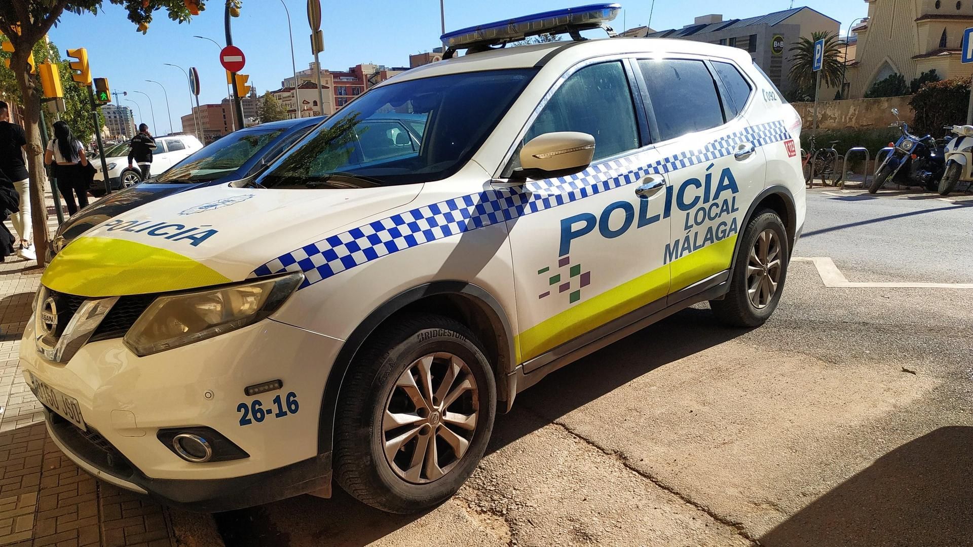 Un coche de la Policía Local de Málaga