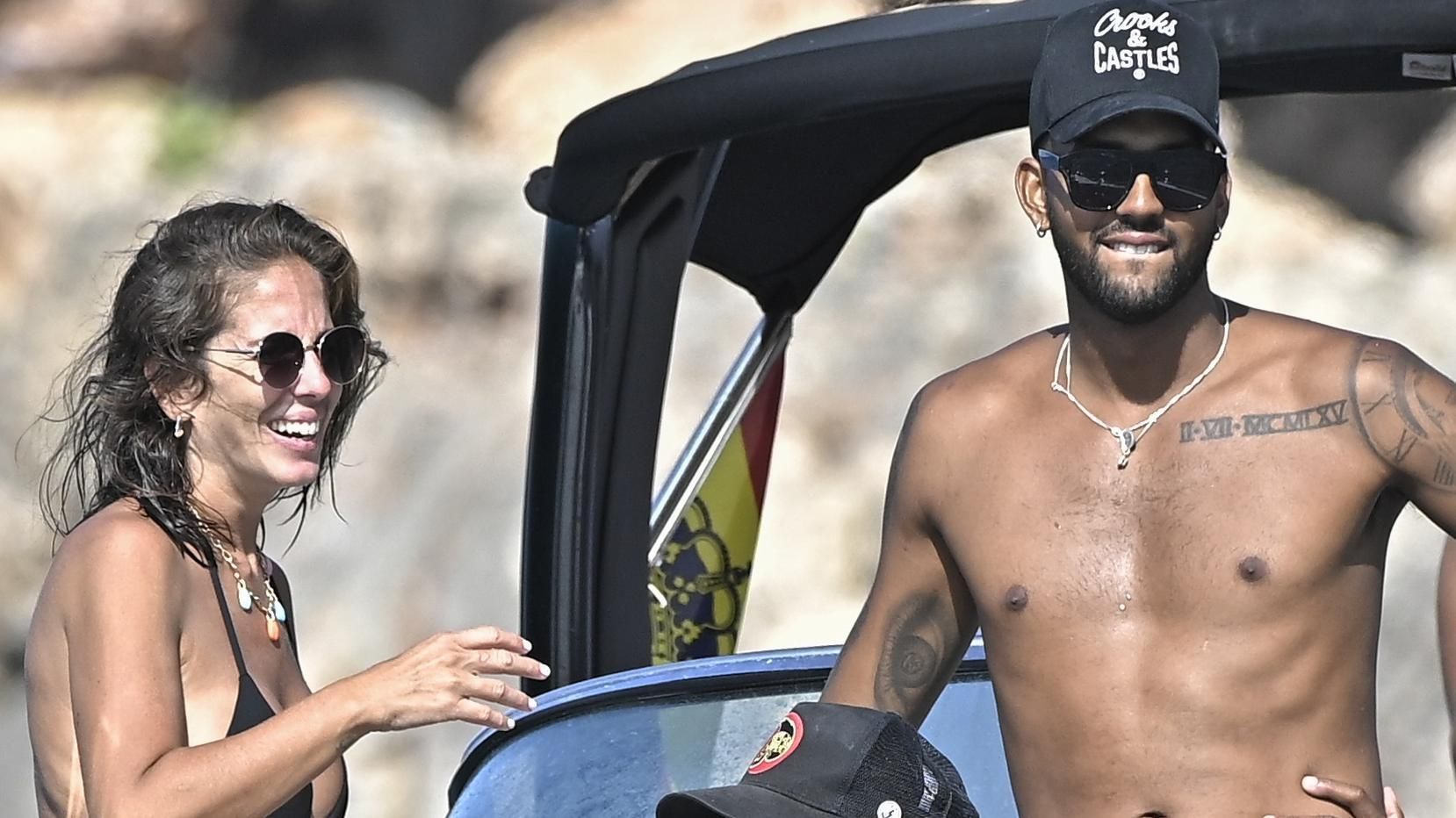 Yulen Pereira y Anabel Pantoja, juntos durante unas vacaciones en Ibiza