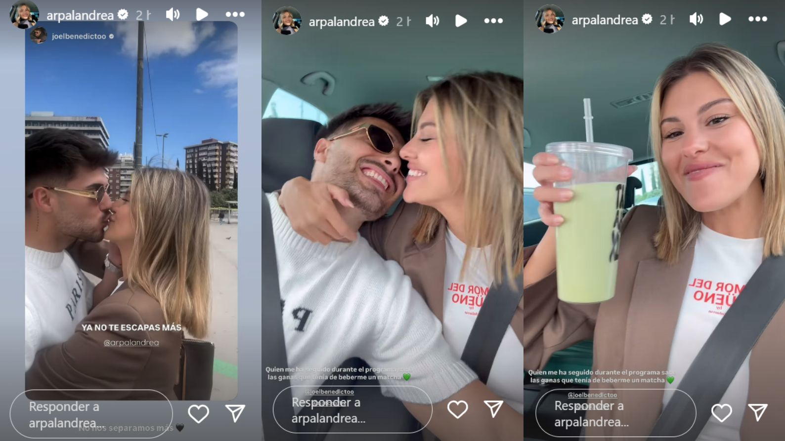 Andrea Arpal se reencuentra con Joel Benedicto