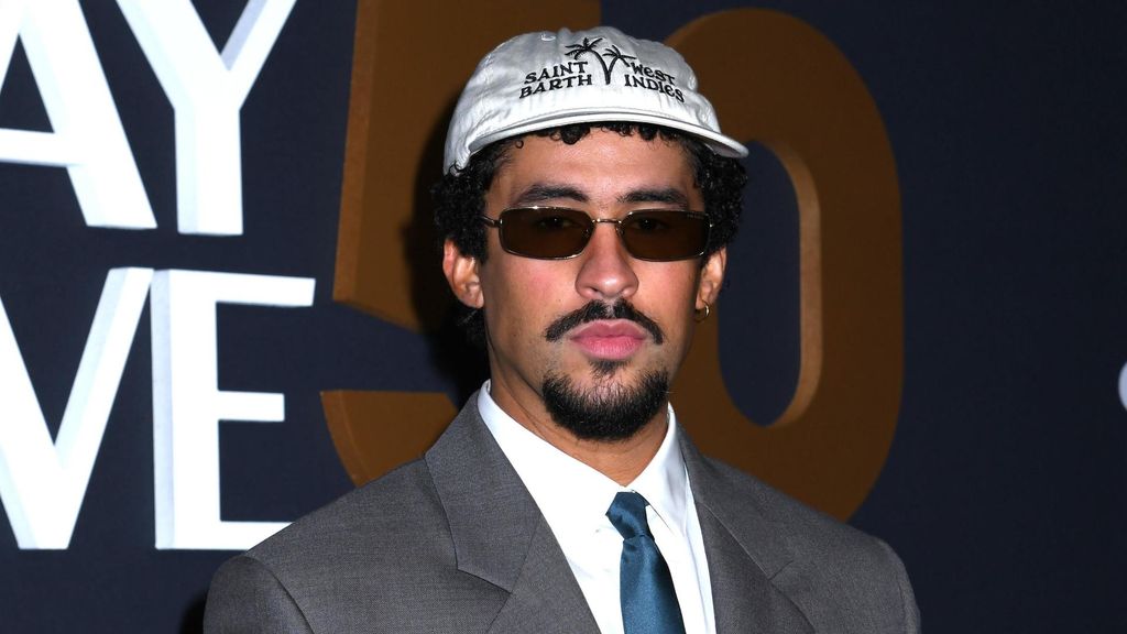 Bad Bunny attends the SNL50: The Anniversary Show at 30 Rockefeller Plaza in New York. February 16, 2025.