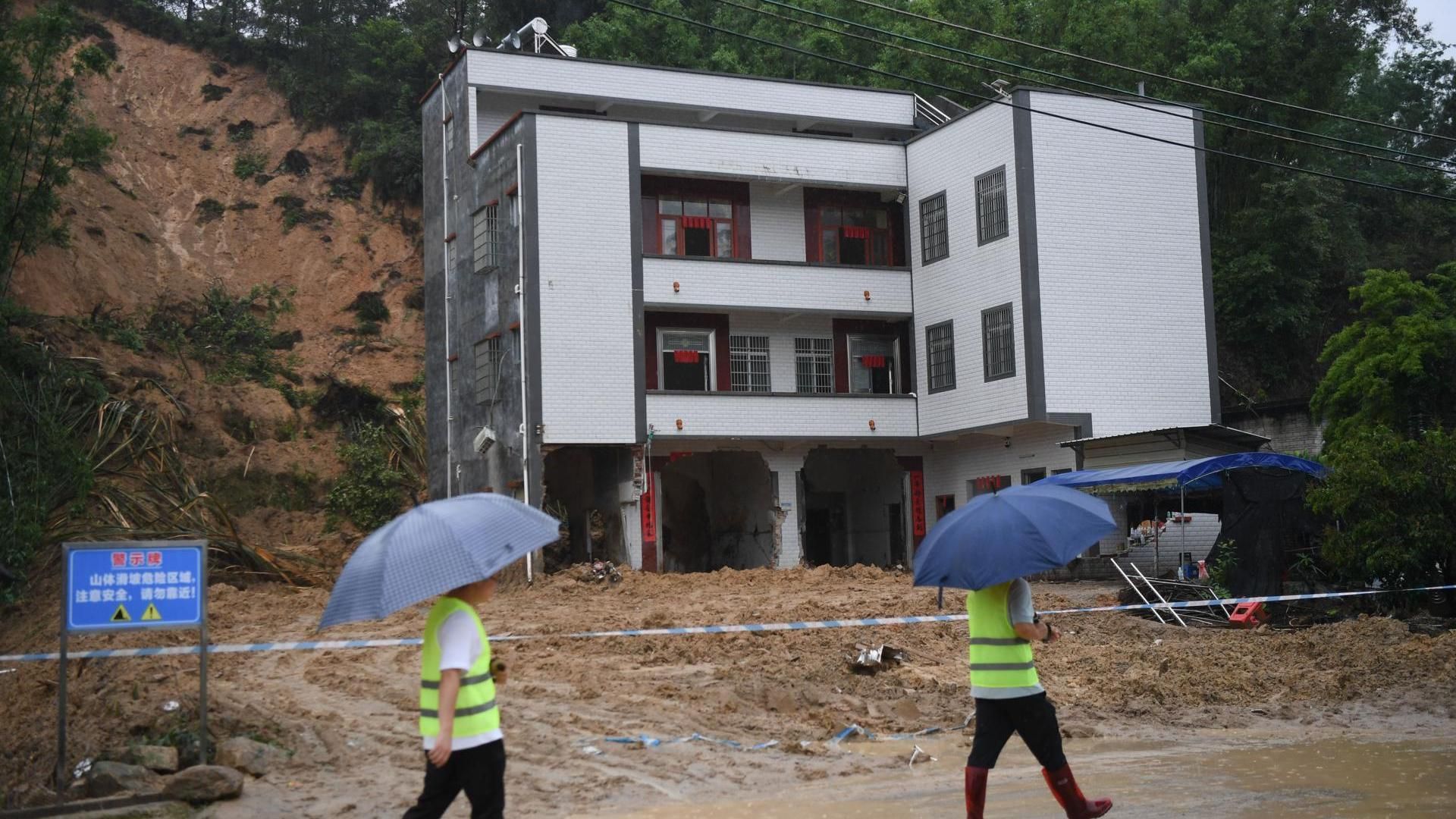 Deslizamiento de tierra en la provincia china de Guangdong