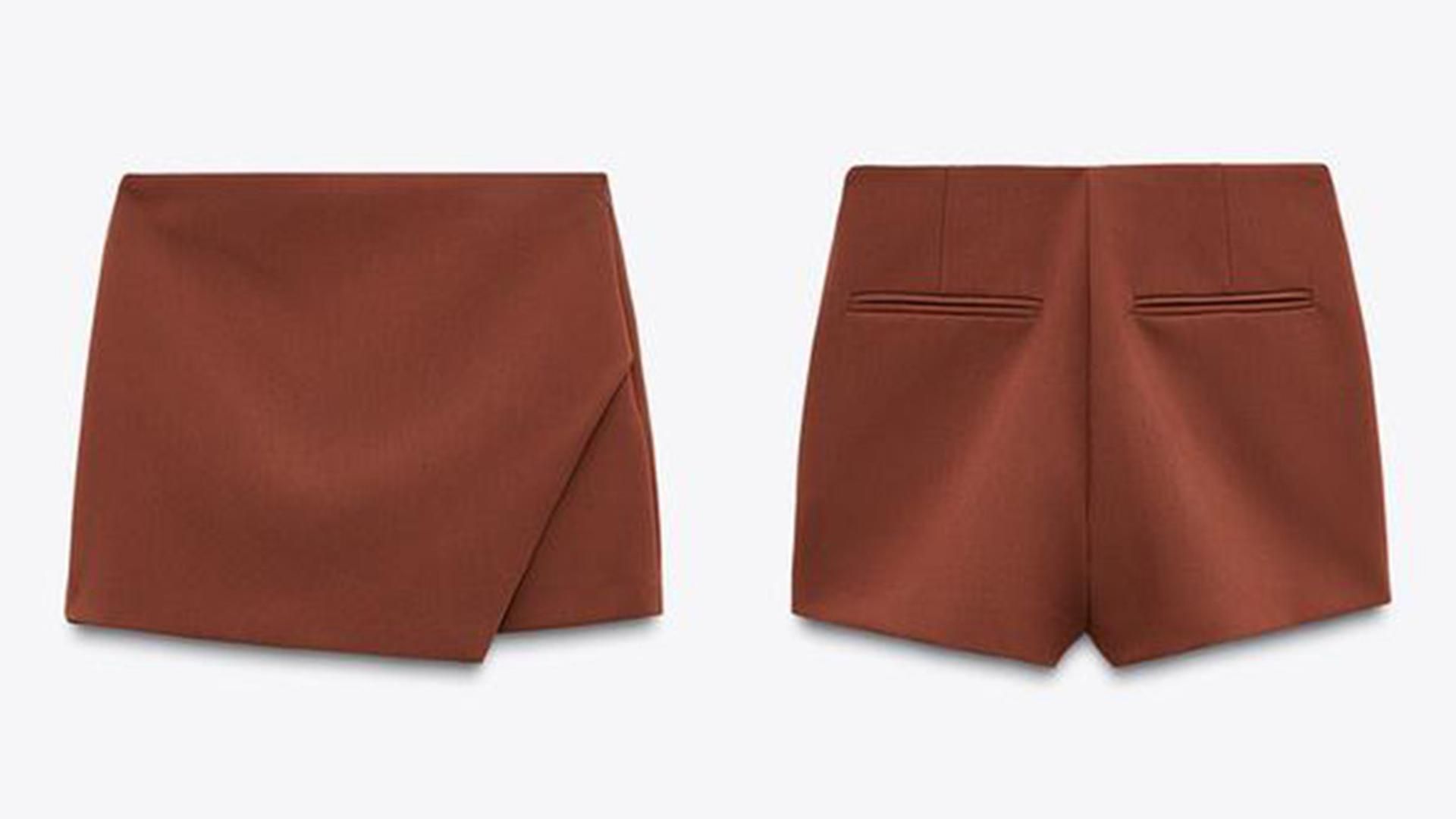 falda pantalon de Zara