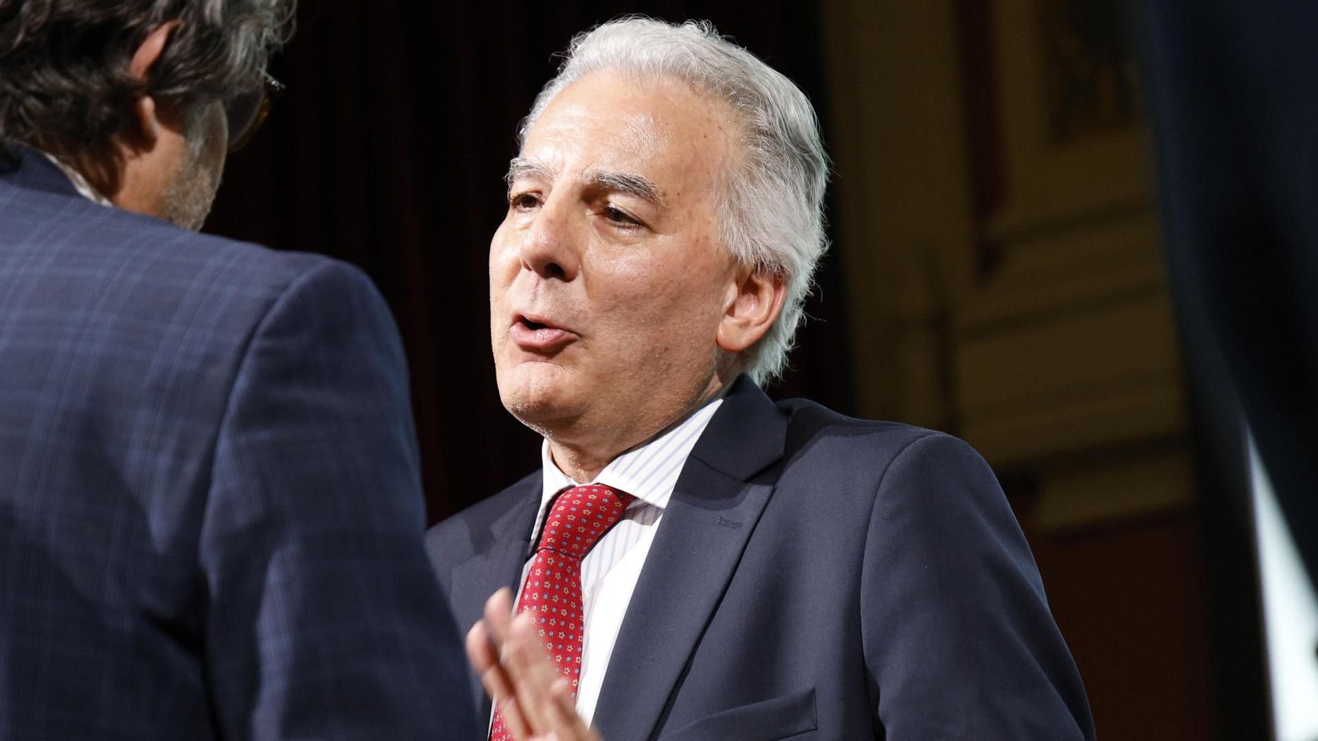 Álvaro Vargas Llosa en la presentación del libro.