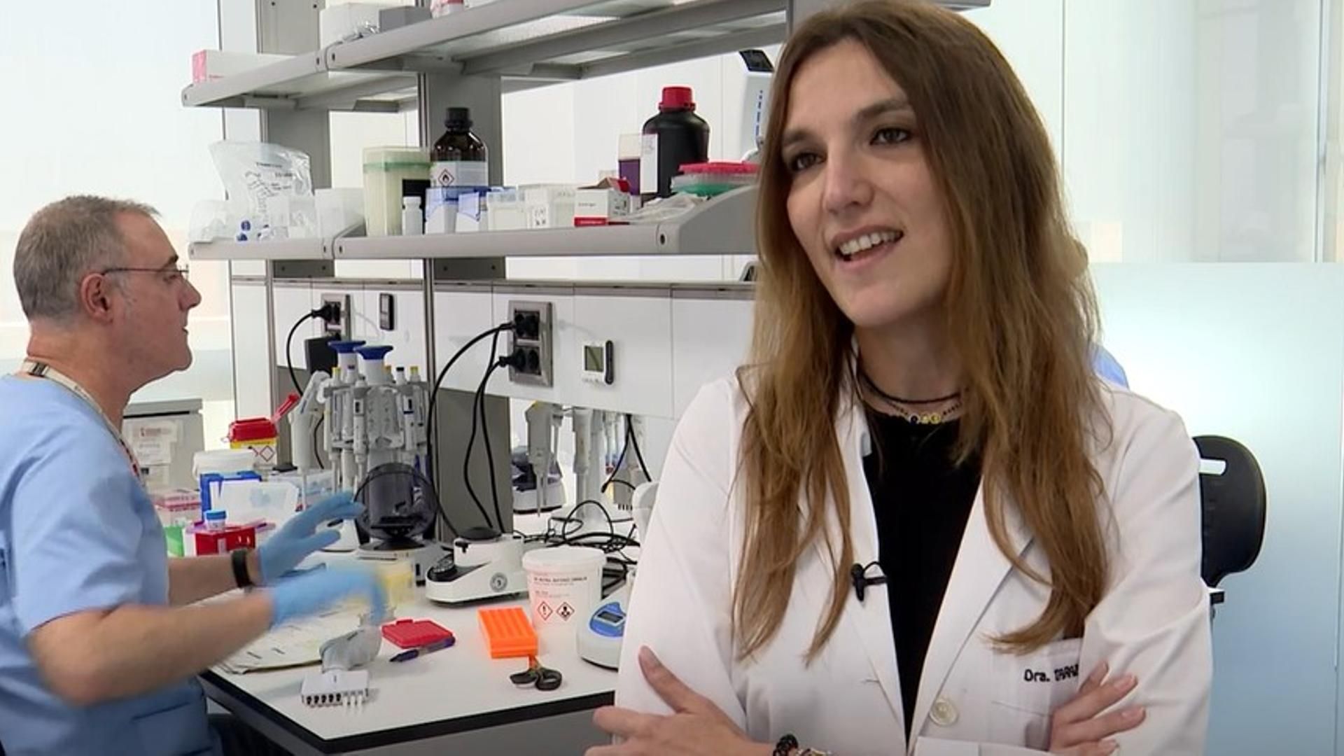 La investigadora Noelia Tarazona del Hospital Clínico de Valencia.
