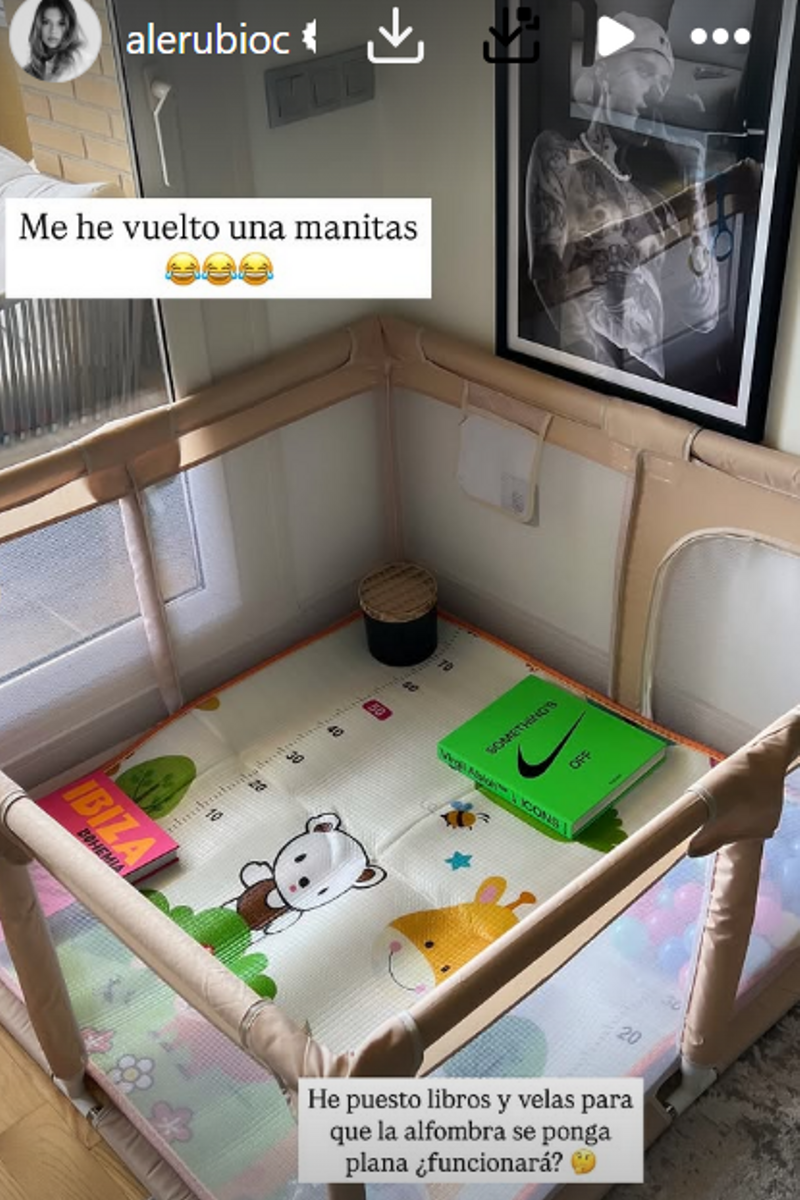 El parque infantil del que presume orgullosa Alejandra Rubio