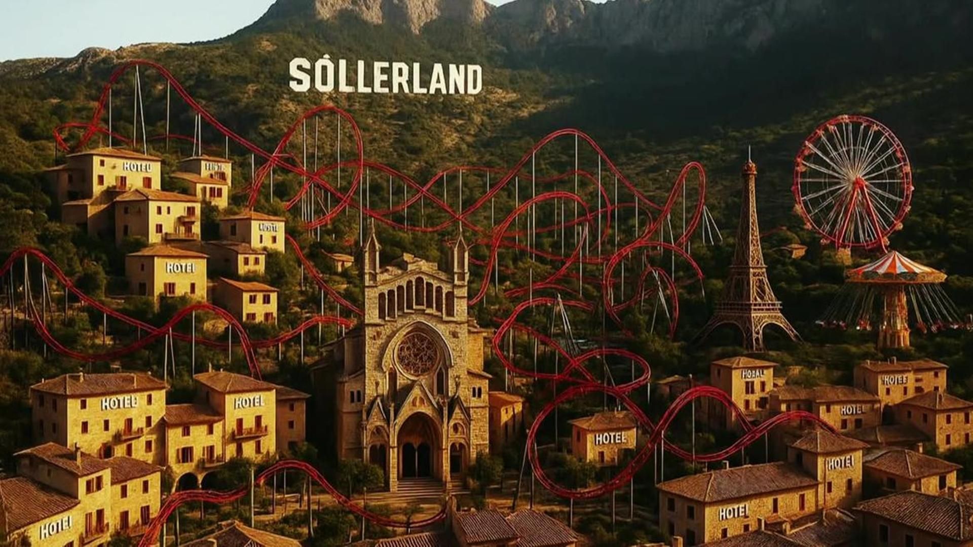El pintoresco pueblo mallorquín de Sóller, convertido en un parque turístico en 'Sollerland'