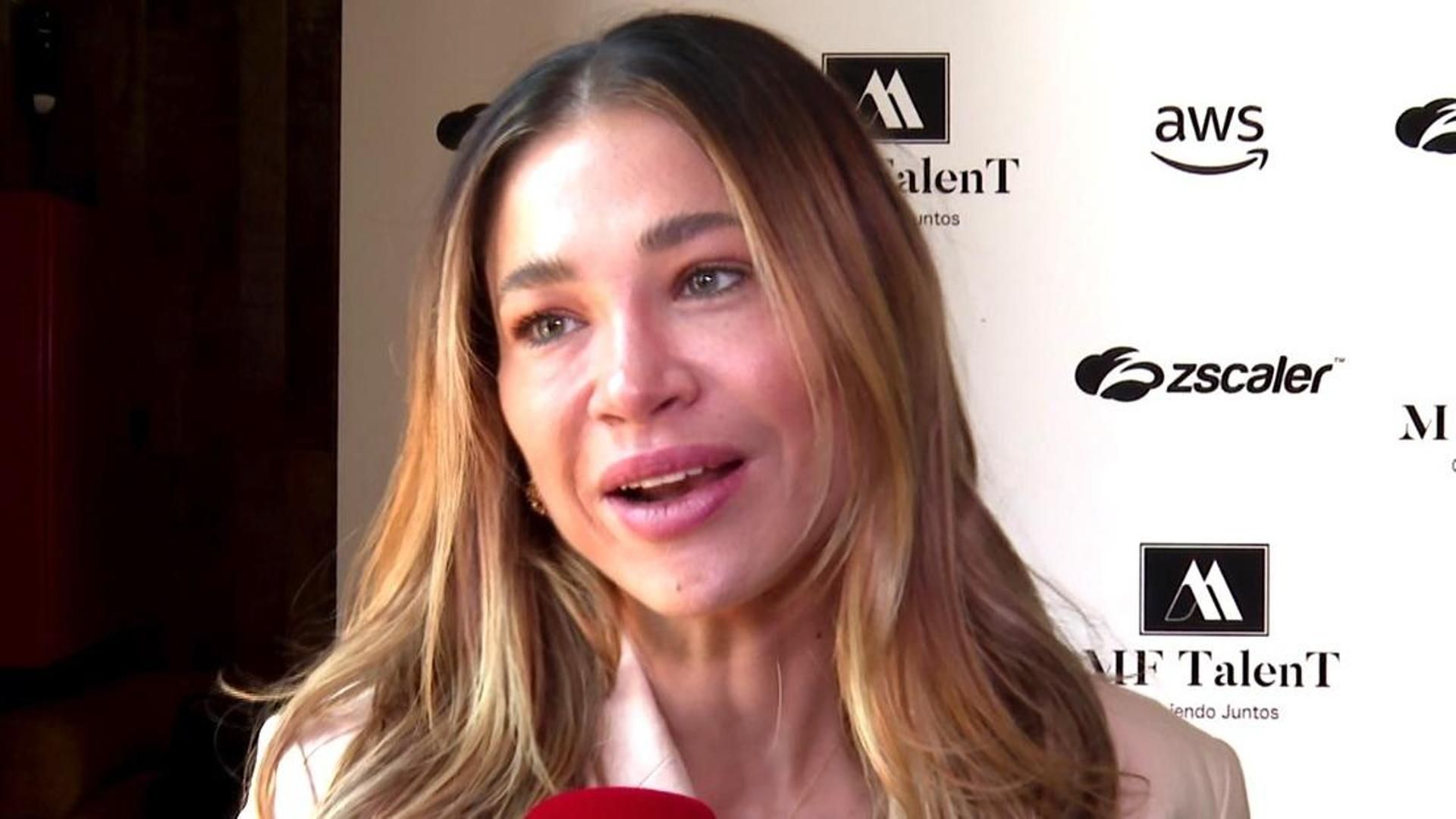 Carla Pereyra en su reaparición.