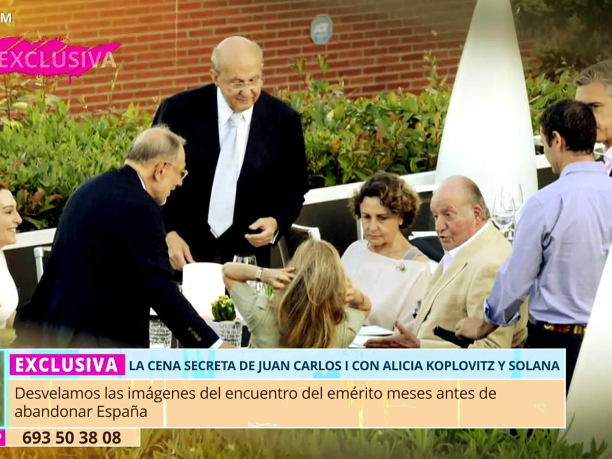 El rey emérito y su cena secreta antes de abandonar España: las imágenes -  Tardear