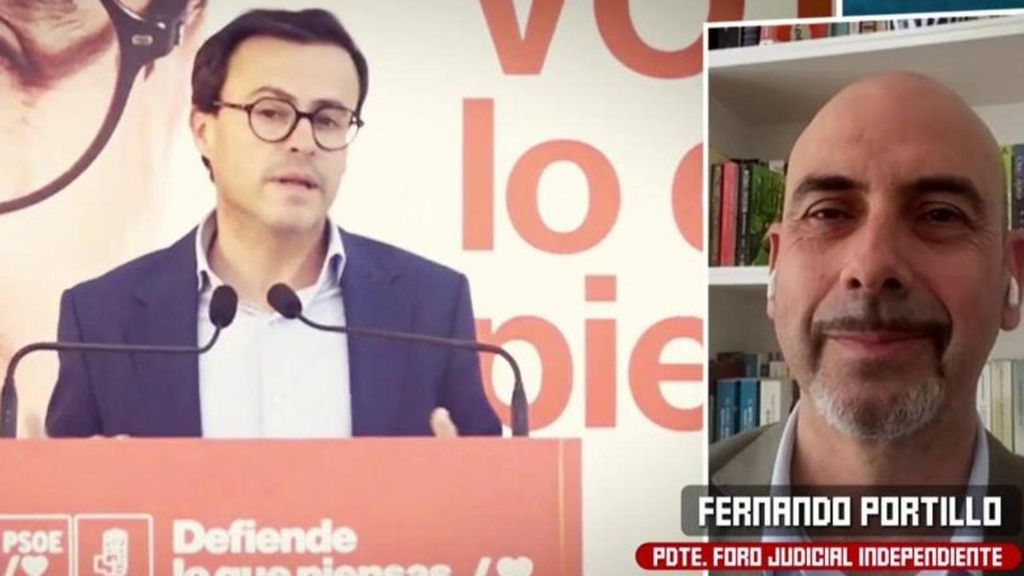 Fernando Portillo, presidente del Foro Judicial Independiente, aclara si hay fraude de ley en el aforamiento de Gallardo