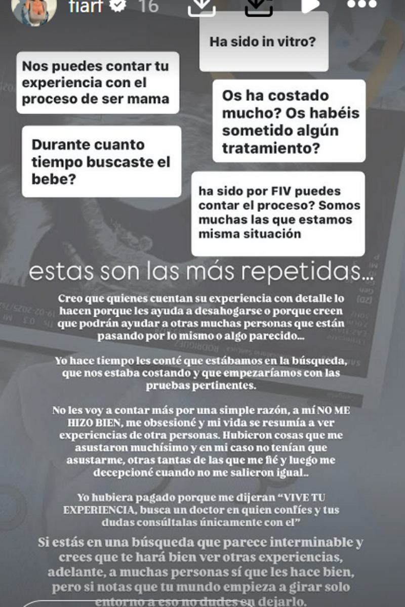 Fiama Rodríguez habla de sus dificultades hasta lograr su embarazo