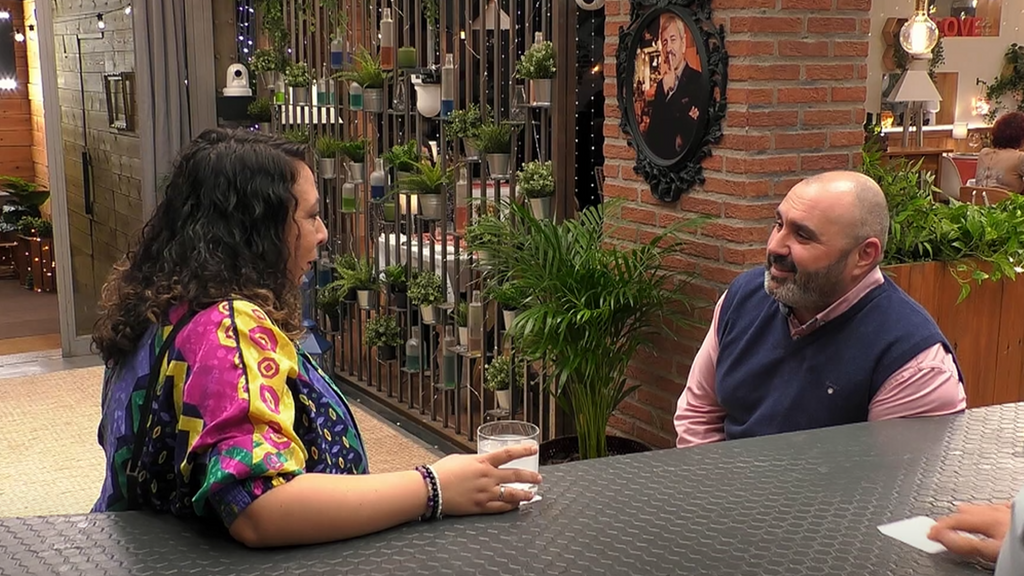 José y Laura durante su cita en 'First Dates'